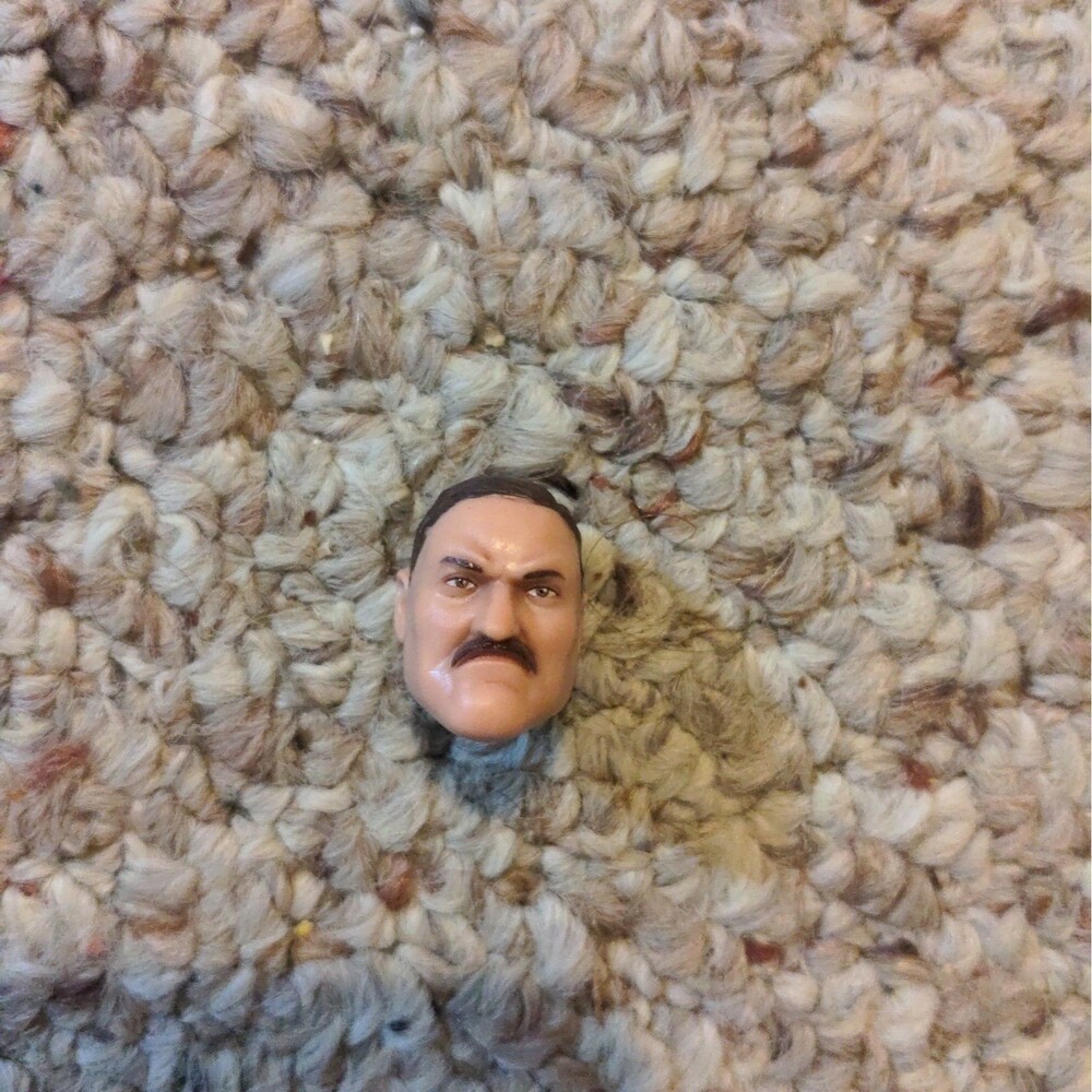 G.I.Joe Classified MARVEL LEGENDS #53 Sgt. Slaughter HEAD 6" 1/12 Scale Fodder